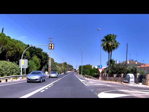 Driving the N 340 & AP 7  Coastal Route from L’Hospitalet de l’Infant to Altafulla Real Time POV