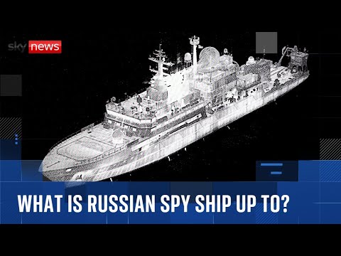 What is a Russian spy ship doing off the coast of Scotland?