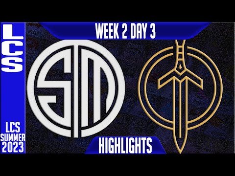 TSM vs GG Highlights   LCS Summer 2023 W2D3   Team Solomid vs Golden Guardians