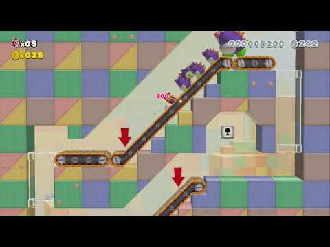 79 - Story Mode ~ Skipsqueak Towers for Name Withheld by Request - Super Mario Maker 2 1bu