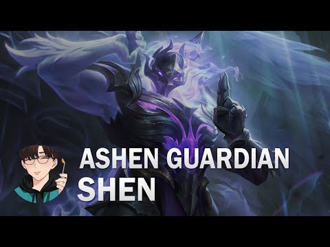 Ashen Guardian Shen Skin Preview - League of Legends