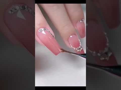 Magic Gradient Diamond Nail Art 💅🏻