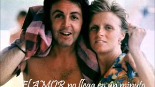 SILLY  LOVE SONGS - PAUL McCARTNEY- SUBTITULADA
