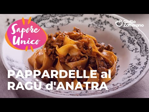 PAPPARDELLE al RAGÙ d'ANATRA❤️😍 CASERECCE e SAPORITISSIME!