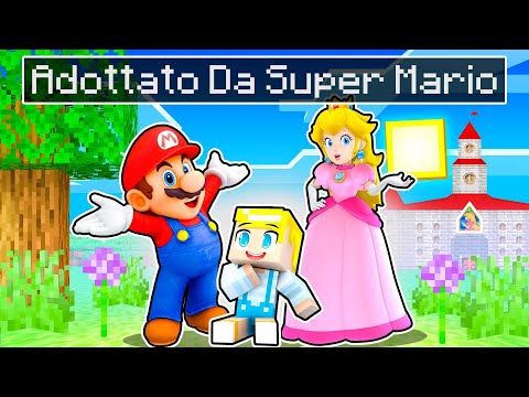 Vengo Adottato Da Una Famiglia Di SUPER MARIO! - Minecraft ITA