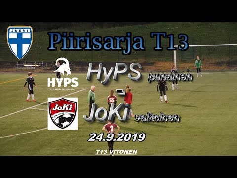 Piirisarja T13 HYPS T13 Punainen vs JoKi Valkoinen 24.9.2019