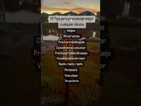 Mejora tu pronunciación en cualquier idioma #idiomas #languages #ingles #english #aprenderingles