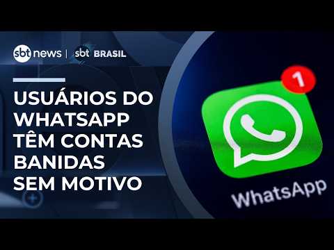 Usuários do WhatsApp têm contas banidas sem motivo; Meta informa possível engano | #SBTBrasil