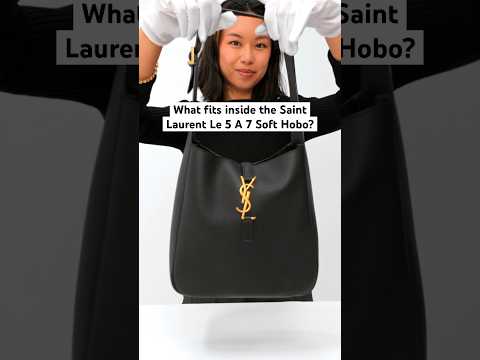 What Fits Inside the Small Le 5 A 7 Soft Hobo