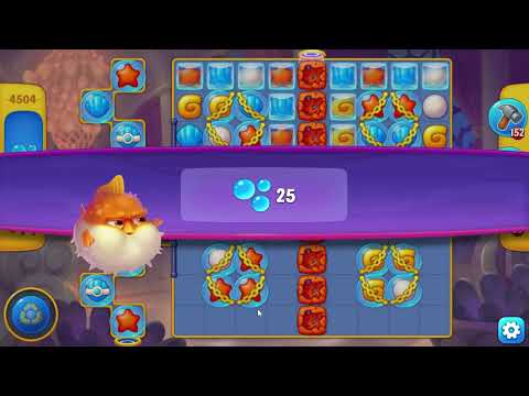 Fishdom 4504 Super Hard Level - NO BooSTERS