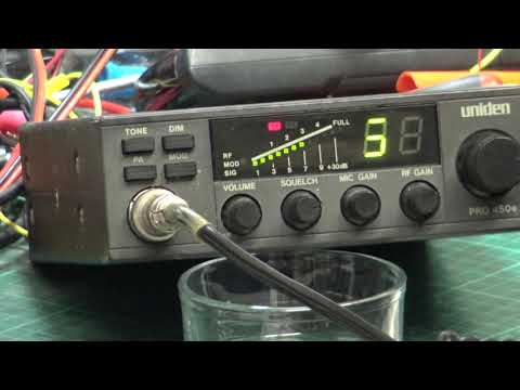 Uniden PRO450E UK PR27GB CB radio (mobile) -  On The Air Test