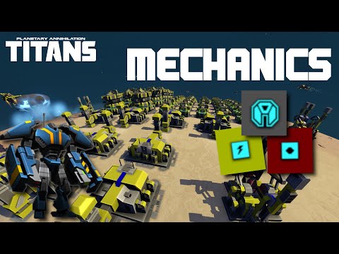 Planetary Annihilation TITANS Mechanics: Commander and Economy