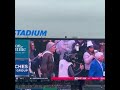 Jon Bon Jovi is here at Gillette Stadium with #Patriots owner Robert Kraft.