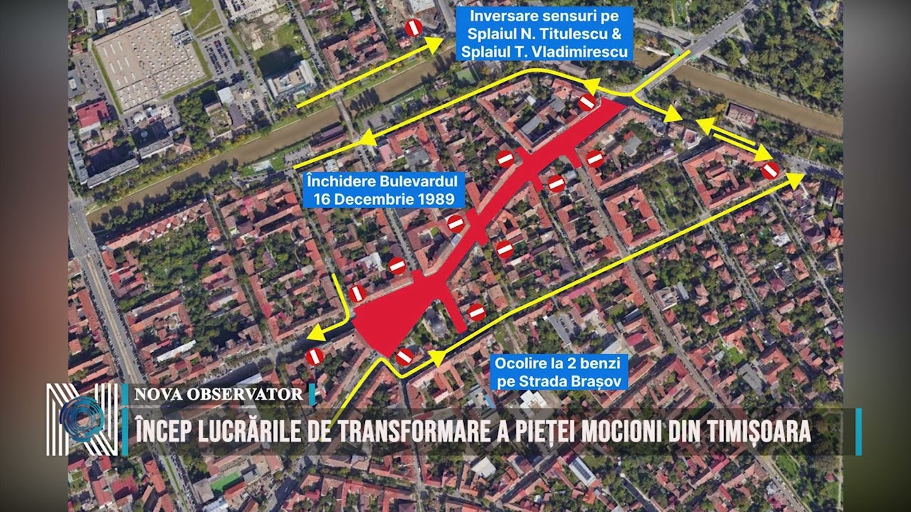 Încep lucrările de transformare a Pieței Mocioni din Timișoara
