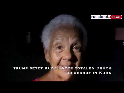 Trump setzt Kuba unter totalen Druck – Blackout in Kuba