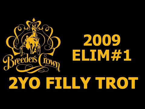 2009 Breeders Crown Elim#1 - Poof Shes Gone - 2YO FIlly Trot