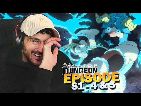 CE NAIN N'A AUCUNE LIMITE 😭 DUNGEON MESHI SAISON 1 EPISODE 4 & 5 REACTION FR !