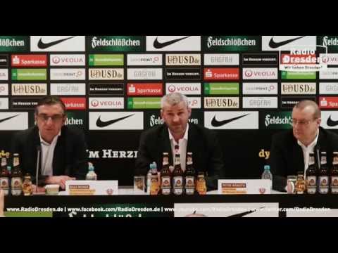 Pressekonferenz Dynamo Dresden | Vorstellung Peter Németh als neuer Trainer