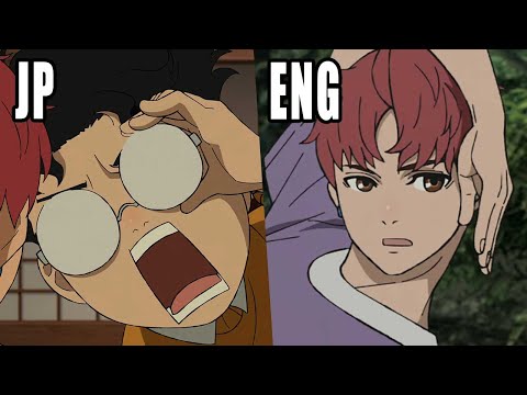 Dandadan JAPANESE VS ENGLISH DUB | Episode #12