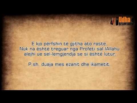 A ngrihen duart kur bën dua Shejh Sulejman er Ruhajli