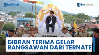 Momen Gibran Terima Gelar Bangsawan di Ternate, Diarak Meriah dan Dapat Janji dari Wapres