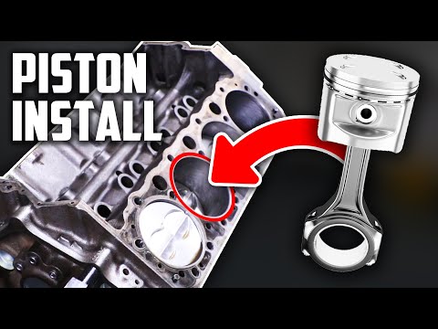 HOW TO INSTALL PISTONS IN YOUR CHEVY 350 ENGINE!