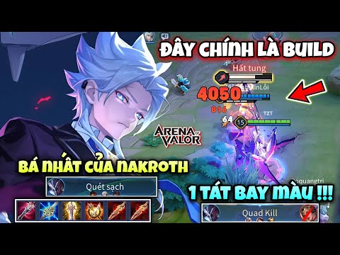 And This Is Nakroth's Strongest Build "1 Slap, Disappear" Almost Got Megakill, How Tough !!!