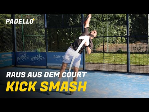 The Kick Smash: How the ball leaves the court in padel tennis