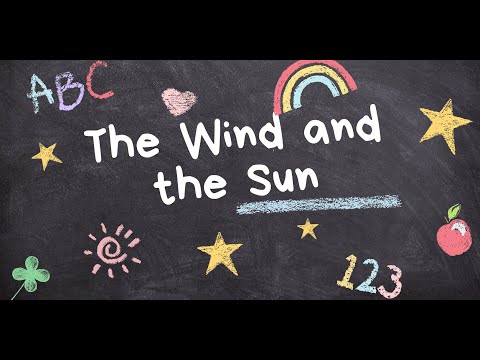 [English] 🌬️☀️ "The Wind and the Sun – A Fun Fable with a Valuable Lesson for Kids!" ✨
