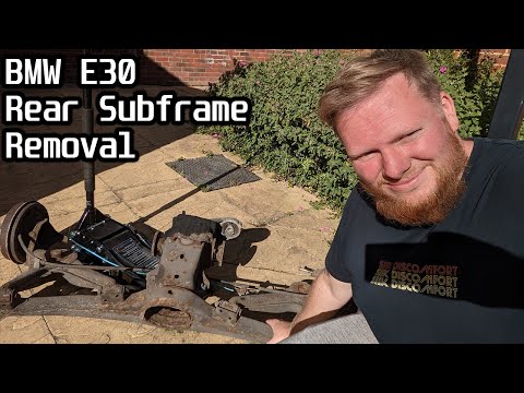 Stripping Down The Rear End Of My BMW E30