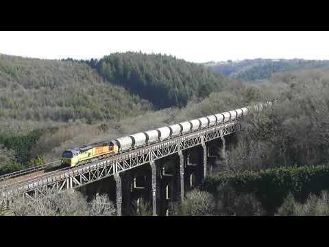 Moorswater Cement Train 18.04.2018