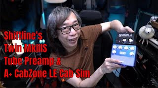 Video thumbnail for Shiftline's Twin MkIIIS Tube Preamp and A+ CabZone LE Cab Sim by Jon is just TOO LouD!!