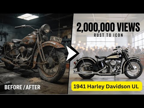 Full Restoration: 1941 Harley-Davidson UL Flathead | Engine Rebuild, Paint, Wiring, Road Test
