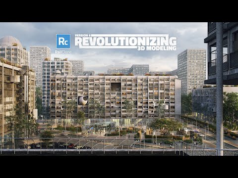 RailClone plugin dựng hình tham số cho Autodesk 3ds Max