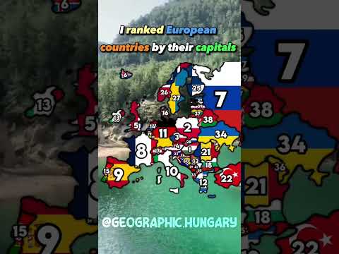 I ranked European countries by their capitals