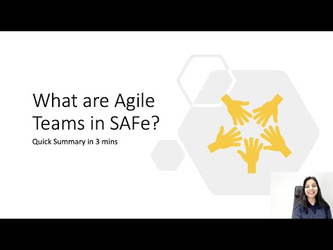 Agile Teams in SAFe, within 3 Minutes