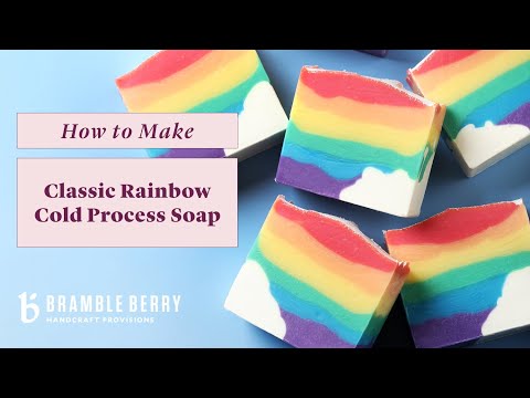 Anne-Marie Makes Classic Rainbow Soap - Palm Free! | Bramble Berry