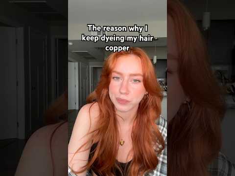 The reason why I keep dyeing my hair copper #pelirroja #hair #fairskin #latina #hairtransformation