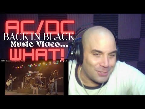 AC/DC - Back In Black - 1st time reacting (Official Video) Shakes - P Reaction