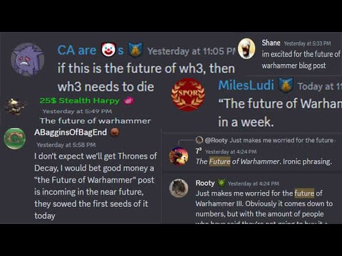 Total Warhammer is on Life Support now