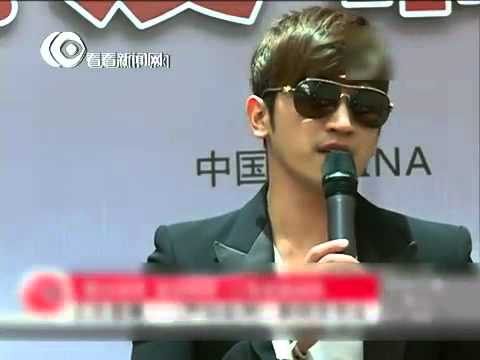 120821 Minwoo at Asia Wave in Shanghai Press Conference Pt 2 with Lisa Ono