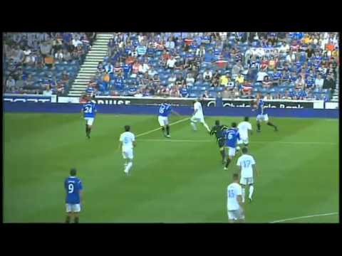 Glasgow Rangers - Malmö FF 0-1 Daniel Larssons goal 26 july 2011