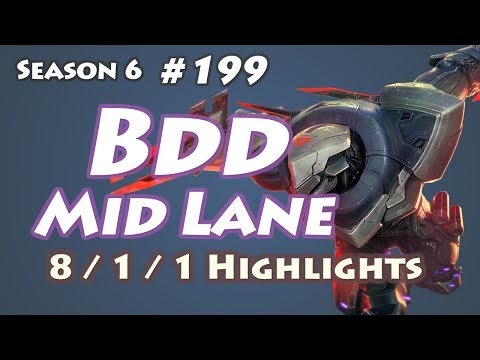 CJ Entus BDD - Zed vs Azir - Mid - Patch 6.5 - KR SoloQueue Replay (March 10th 2016)