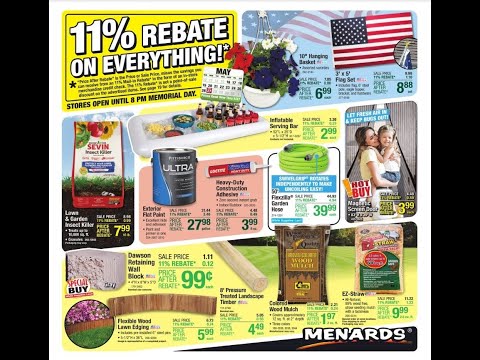 Menards Memorial Day