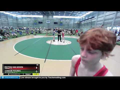 88 Lbs Placement Matches (8 Team) - Peyton Van Hoven, Virginia Vs Connor Pounds, Oklahoma Red FS B