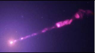 Una nave espacial de la NASA capta un chorro de gases que emerge del primer agujero negro