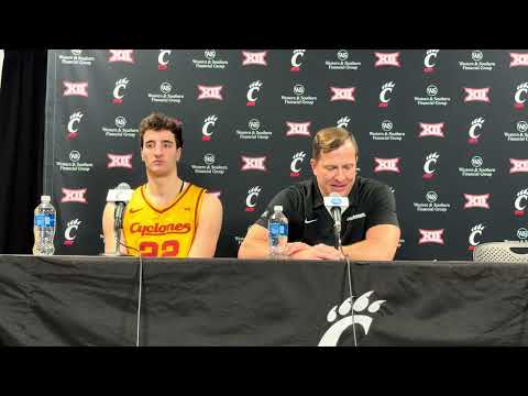 Iowa State Head Coach TJ Otzelberger & F Milan Momcilovic - Postgame Presser (Iowa State)
