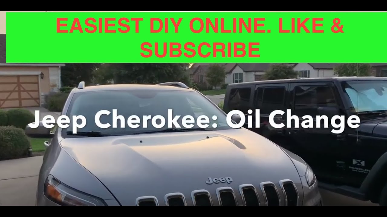 How to change #Jeep #Cherokee: #engine #Oil Change on #2.4L variant