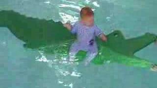 Infant Aquatics Swim Lesson #10