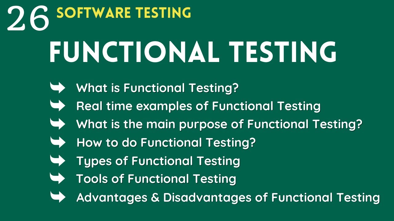 QA manual testing tutorial for beginners | what is functional testing in software testing